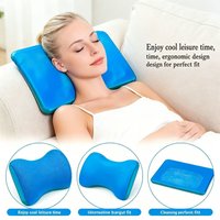 Ergonomic Cooling Gel Neck Pillow,Cold Therapy Support Cushion for Summer Nap, Sofa Rest, Neck Pain Relief & Household Daily Use