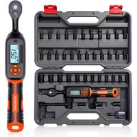 AliExpress MoveCrab MOVECRAB 40Pcs Bike Digital Torque Wrench Set, 1/4-Inch Drive 1-22 Ft.lb/1.5-30 N.m with Bits & Sockets for repairing Bike