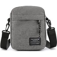 Solid Color Men's Crossbody Bag Large Capacity Small Bag Business Shoulder Bag Multi-function Lightweight Small Square Bag Men