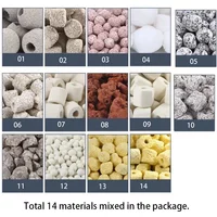 100g 250g 500g 14 Types Aquarium Bio Balls Biochemical Ball Filter Media for Aquarium Filter Accessories for Fish Tank Hot Sale