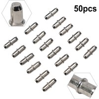 50pcs Bracket Shelf Support Pegs Sturdy Plated Pins 5x16mm Durable Easy Installion Flexible For Cabinet Furniture Closet