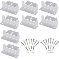 4Pcs/8Pcs/16pcs Set Lightweight Z Bracket Mount for RV Roof Boat Off-Grid Solar Panel Grid Solar Panel Bracket Supporting