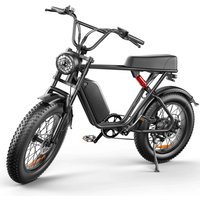 AliExpress EMOKO C91 Electric Bicycle For Adults 1000W Motor 48V20AH Battery City Electric Bike 20*4 Inch Fat Tire Mountain Off-road Ebike
