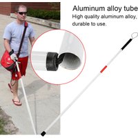 Foldable Walking Stick Folding Foldable Reflective Cane Crutch Portable Anti Shock Walking Stick Blind People Folding Cane