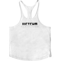 Mens Fitness Casual Y-back Sleeveless T-Shirts Gym Bodybuilding Sport Training Muscle Vests Summer Cotton Absorb Sweat Tank Tops