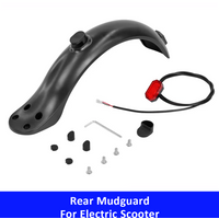 4 Hole Scooter Mudguard for OEM Electric Scooter Rear Fender Light Baffle Guard 4 Hole 8.5 Inch Fender with Screws Hook Parts
