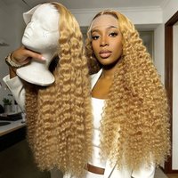 27 Honey Blonde Wig Human Hair 13x6 Hd Lace Frontal Wig Deey Wave Lace Front Wig 13x4 Honey Blonde Human Hair Wigs 250 Density