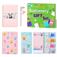 Sticky Note A5 Notebooks Pens Stationary Gift Box Set for Back To School Teacher Appreciation Class Rewards