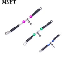 3Pcs Sea Fishing Terminal Tackle Set with T Swivel Connector 3 Way Anti Tangle Boom and Bead