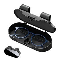 Sunglass Holder for Car Universal Soft Liner Secure Glasses Storage Car Sun Visor Eyeglasses Holder for Home Office Automotive