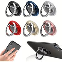 Universal Finger Ring Holder Stand 360 Degree Rotation Mobile Phone Bracket Ultra-thin Cellphone Holder For iPhone Xiaomi Huawei