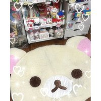rosa niedźwiedź Rilakkuma dywan zrelaksowany niedźwiedź kreskówka śliczna koreańska mata podłogowa sypialnia miękka pluszowa mata podłogowa strona główna sypialnia dywan nocny