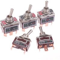 New 1Pcs Self-Locking E-SG Power Switch 2/3/4/6Pin E-SG Toggle Switch 32A 250VAC Rocker Switch With Brass Screw Foot Pin