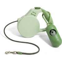 Retractable Dog Cat Leash with Poop Bag Dispenser Pet Walking Lead for Small Medium Dogs Puppy Traction Rope Outdoor Travel