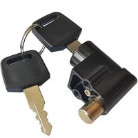 AliExpress NONE Electric Bicycle E-bike Electric Vehicle Battery Box Lock Front Lock Big Head Lock Electric Vehicle Anti-theft Lock Battery Lock