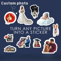 Custom Picture Photo Stickers Diecut Pet Lover Sentimental Laptop Water Cup Car Back To School Gifts For Him Her