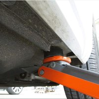 Black Rubber Pads for Car Lift Jack Stands Slotted Floor Jack Replacement Pads Auto Repair Tool