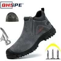New Insulation 6KV Safety Shoes Men-Anti-Smash,Anti-Pierce Scald-Proof Welding Boots, Indestructible Work Boots for Men, Durable