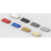 *Gold Ingot*JH655 50pcs DIY enlighten block brick part No.99563 Compatible With Other Assembles Particles