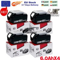 100 % NEUER BL1830 18 V 6000 mAh Akku und Ladegerät für wiederaufladbare 18-V-Akkus von Makita, Ersatz für BL1840 BL1850 BL1860 BL Tools