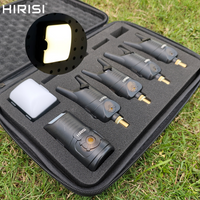 Hirisi S1A-4D Carp Bite Alarm Camping Light Set Adjustable Sensitivity Volume Tone Night Fishing Carp Angling Tools