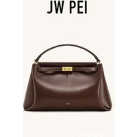 JW PEI Handbag - French-Style Snap-Lock Bag - New Style Women's Cross-Body Small Square Bag - Niche High-End Single-Shoulder Bag