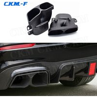 Car Exhaust Tail Pipe Tips For Mercedes Benz C E S GLE GLS Class W205 W212 W213 C238 W207 W222 B Style 304 Stainless Steel