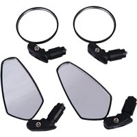 AliExpress NONE NEW 1/2Pcs Rearview Handlebar Mirrors Rotatable For Mountain Road Bike Motorcycle Bendable Hose Adjustable Rearview Mirror