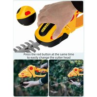 2 in 1 Electric Hedge Trimmer 24V Household Lawn Mower Garden Bush Scissors Garden Grass Trimmer Matching with Makita Batteries