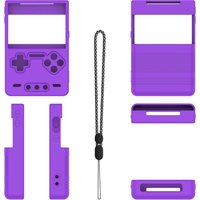 Silicone Case with Lanyard For TRIMUI BRICK Portable Retro Game Console Anti-Scratch Soft Skin Cover & Bag & Tempered Glass Film