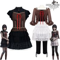 Game Fatal Frame II Crimson Butterfly Amakura Mio Amakura Mayu Cosplay Costume Women Daily Clothes Uniform Halloween Scary Outfi