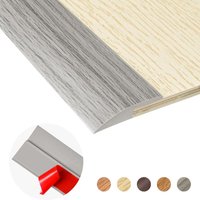 Carpet To Tile Floor Transition Strip Self Adhesive Wear-resistant Threshold Cover Cuttable Household Edging Trim Strip Doorway