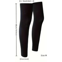 AliExpress NONE Summer Sun Protection Leg Cover High Elastic Breathable Quick-Drying Silicone Anti-Slip Cycling Leg Cover Sun Protection Running