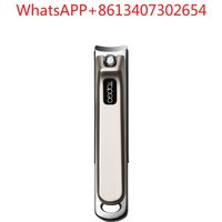 High-end anti-splash single pack large nail clippers oblique nail clippers household advanced manicure tools (2PCS)