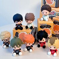 Haikyuu!! Series Kawaii Anime Figure Blind Box Bushiroad Palverse Mystery Collection Decoration Toy Birthday Gifts