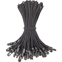 30Pcs Bungee Cord with Hooks 25cm High Elasticity Expander with Hooks Rubber Tensioner with Hooks for Camping Tarpaulin