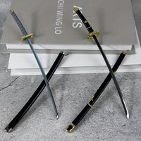 10in Muichirou Katana Real Japanese Katana Small Original Samurai Sabre Metal Demon Slayer Sword Ainme Kimetsu No Yaiba Gift