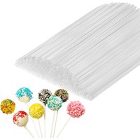 50Pcs 15cm Lollipop Cake Pop Sticks White Lollipop Sticks Reusable Candy Sticks Treat Sticks For Lollipop Candy Desserts YY178