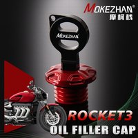 Motorcycle CNC Anti theft Engine Oil Filler Cap Plug Cover For Rocket3 Rocket3R Rocket3gt Rocket 3 3r 3gt TFC GT R Parts