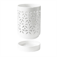 Orchid Pots with Holes,4 Inch Ceramic Orchid Pot for Repotting, Flower Planter Pot Indoor Outdoor, Breathable White image 3