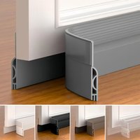 1pc 1m/39.37in Soundproof Door Bottom Sealing Strip Self-adhesive Insect Prevention Door Draft Stopper Home Weather Stripping