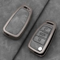 For Audi A4 B7 A6 C5 C6 A1 A3 8P TT Q3 Q2 Q7 TTS R8 S3 S6 RS3 RS6 Accessories Car Key Caps Case Cover Fob Keychain