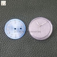 25.5mm Women's Watch Dial Needles for AQUANAUT Nautilus NH05 Dial Hands Green Luminous Dial Hands for NH05 NH06 Movement