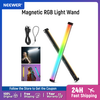 NEEWER Basics 21" Magnetic RGB Light Wand LED Handheld Video Tube Lighting Stick with for Studio Photography Streaming