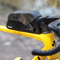 Rhinowalk Bike Top Tube Bag Magnetic Flip for MTB Road Gravel Bicycle Accessories,waterproof Bike Bag