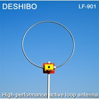 DESHIBO new version of medium and short wave ring receiving antenna active outdoor antenna frequency 10KHZ-30MHZ