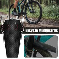 3D Carbon Fiber Bicycle Mudguard MTB Road Bike Fender Front Rear Compatible Universal Cycling Mud Guard Wings Bike Accessories