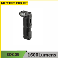 NITECORE EDC09 1600 Lumens High CRI Three Color Temperatures Adjustable Angle Rechargeable EDC Flashlight