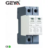 GEYA GSP9 2P Solar PV Low Voltage SPD Din Rail DC 600V 1000V 20KA-40KA Surge Arrester Lightning Protector SPD DC