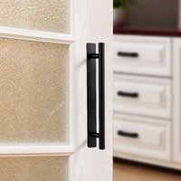 Fashion Aluminium Alloy Door Handle Hardware Punch-free Sliding Door Knob Self-Adhesive Multifunctional Door Handlebar Door